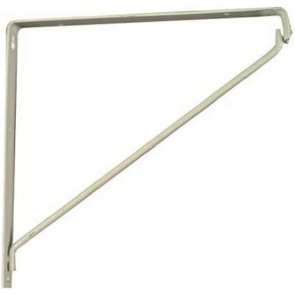 White Shelf Bracket, National, Mfr#: 606335
